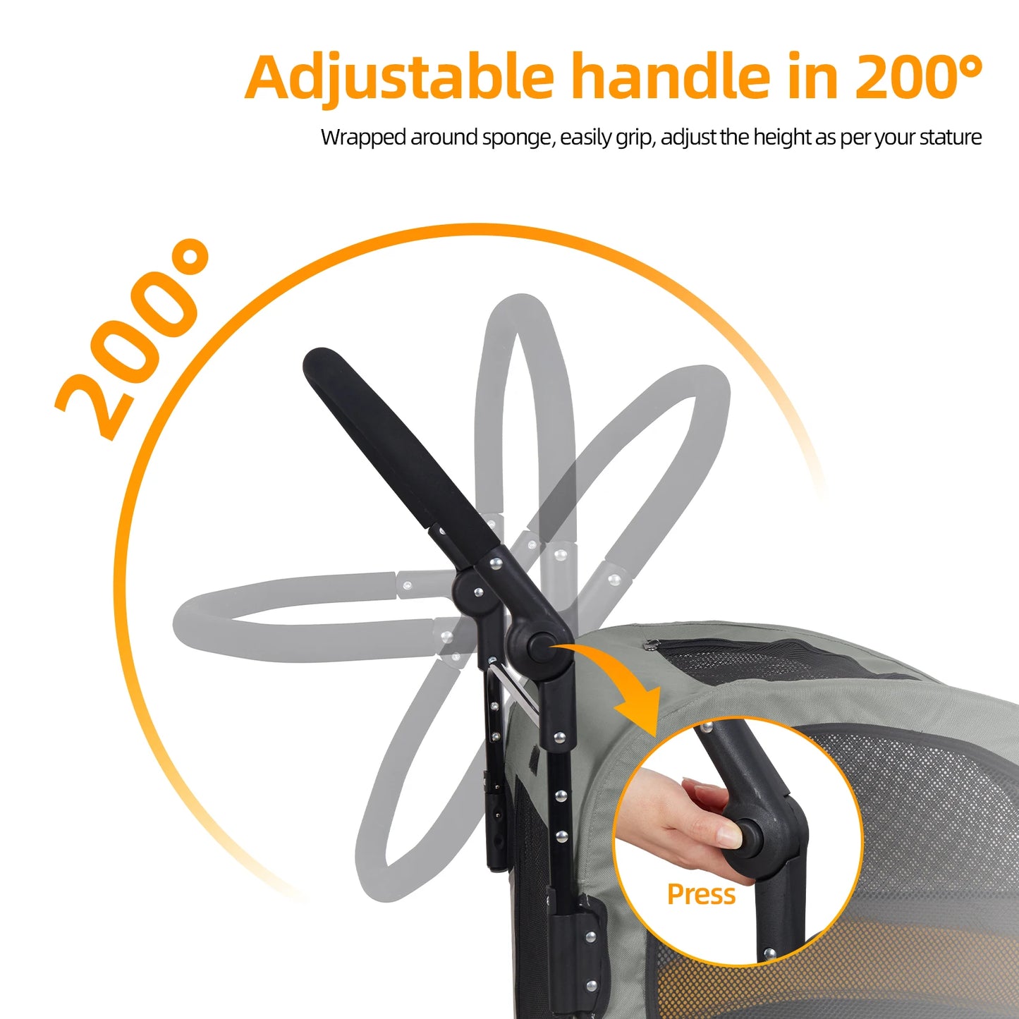 Portable,Foldable Dog Stroller