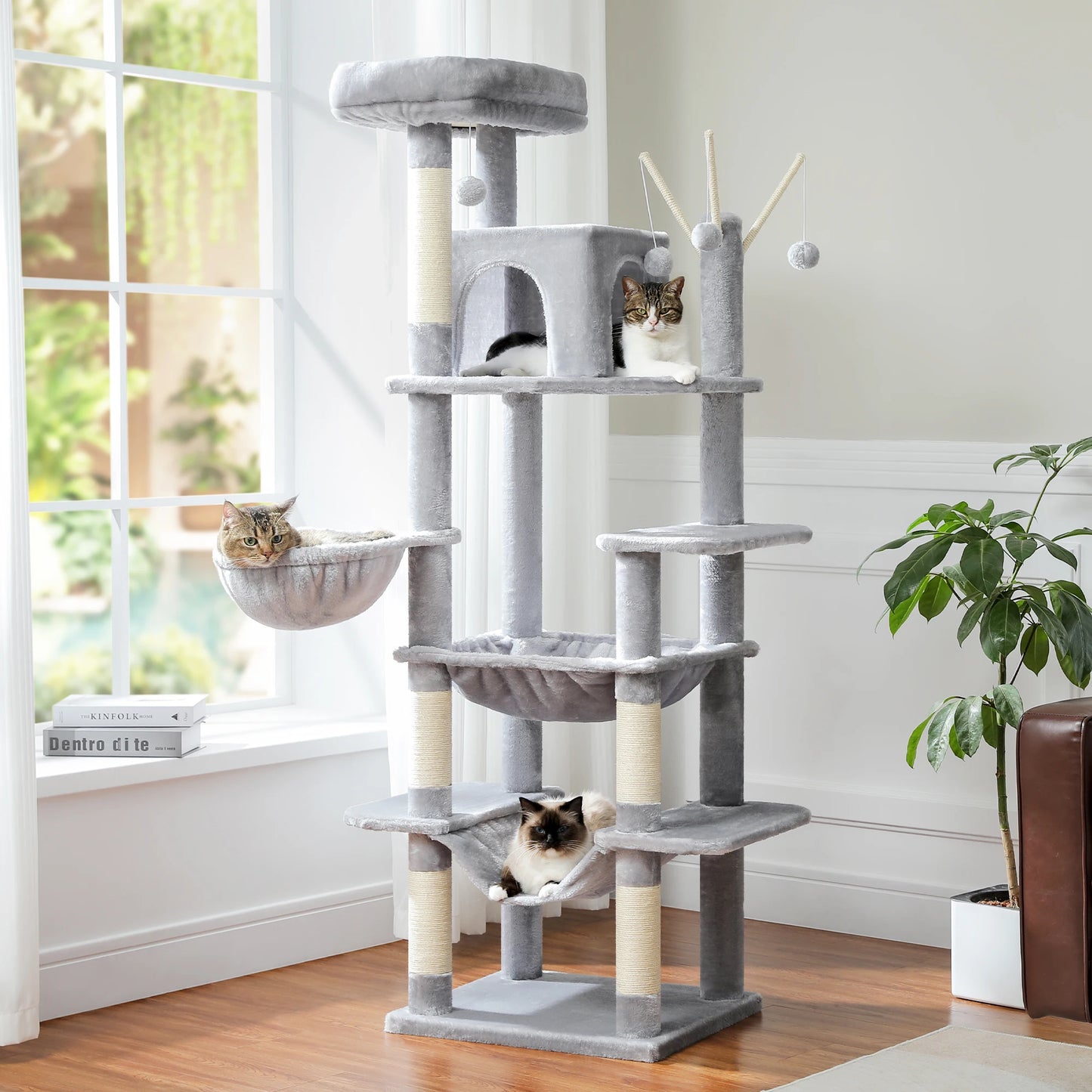 Cat Tree for Indoor Climbing with Scratching Post