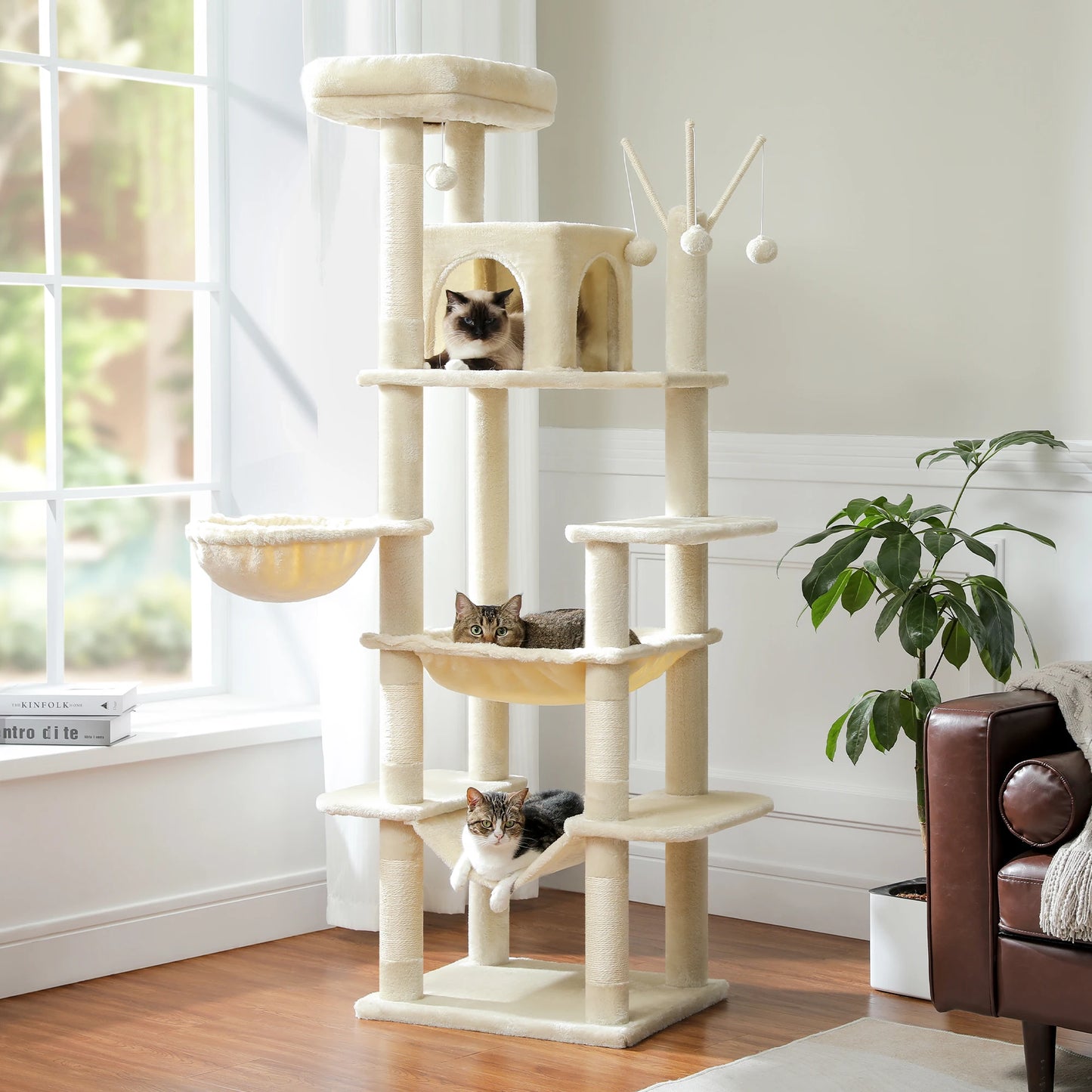 Cat Tree for Indoor Climbing with Scratching Post