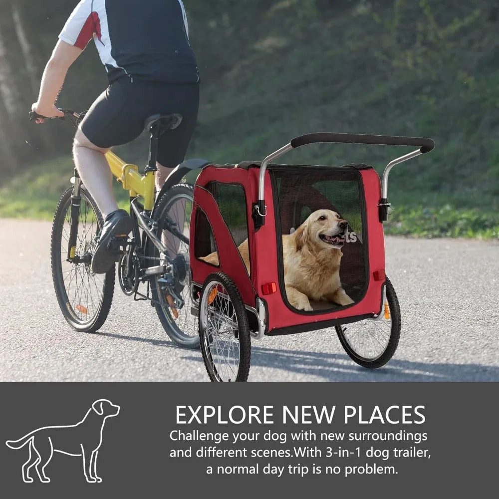 Large Quick Set-up Pet Stroller