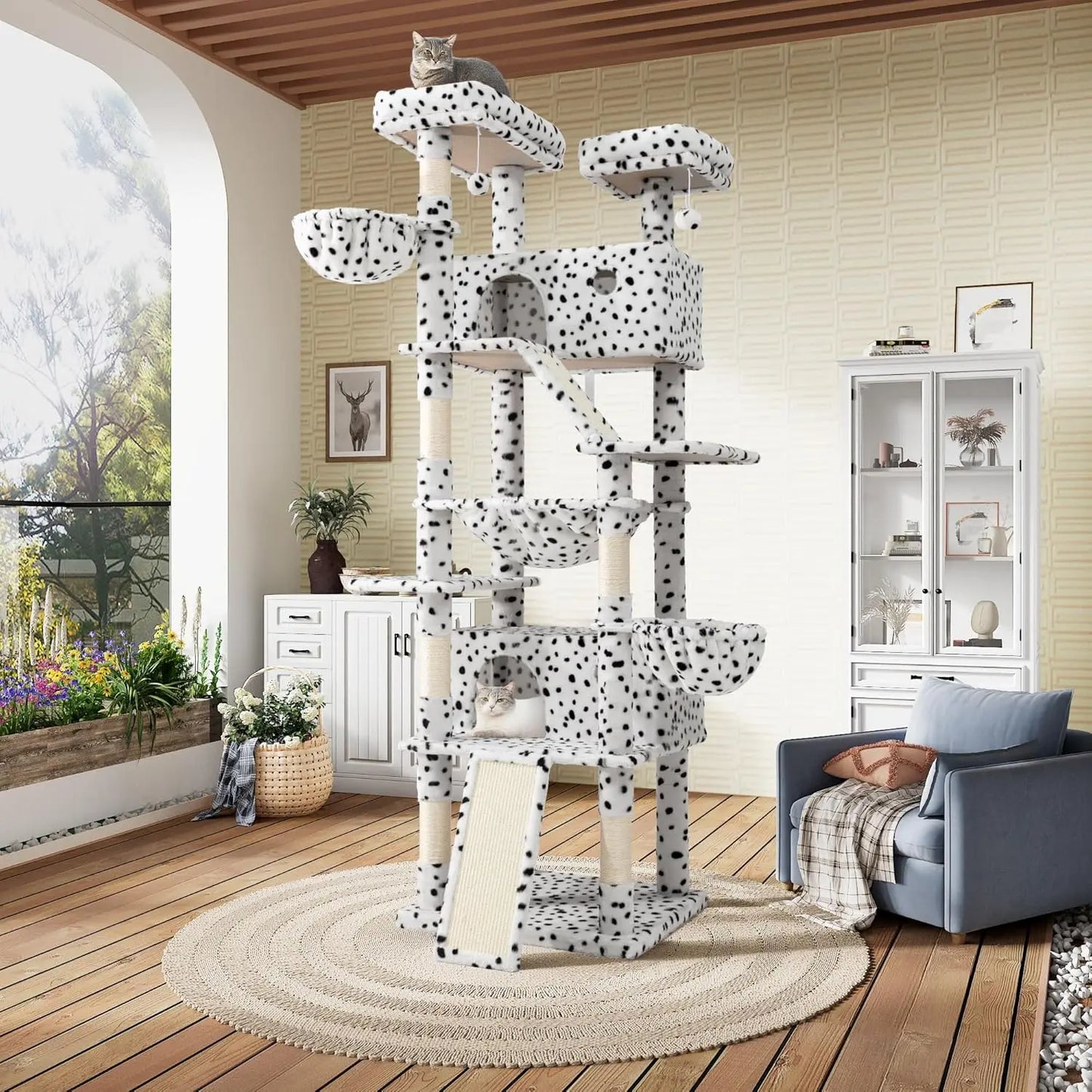 Multi-Level Tall Cat Tree Tower