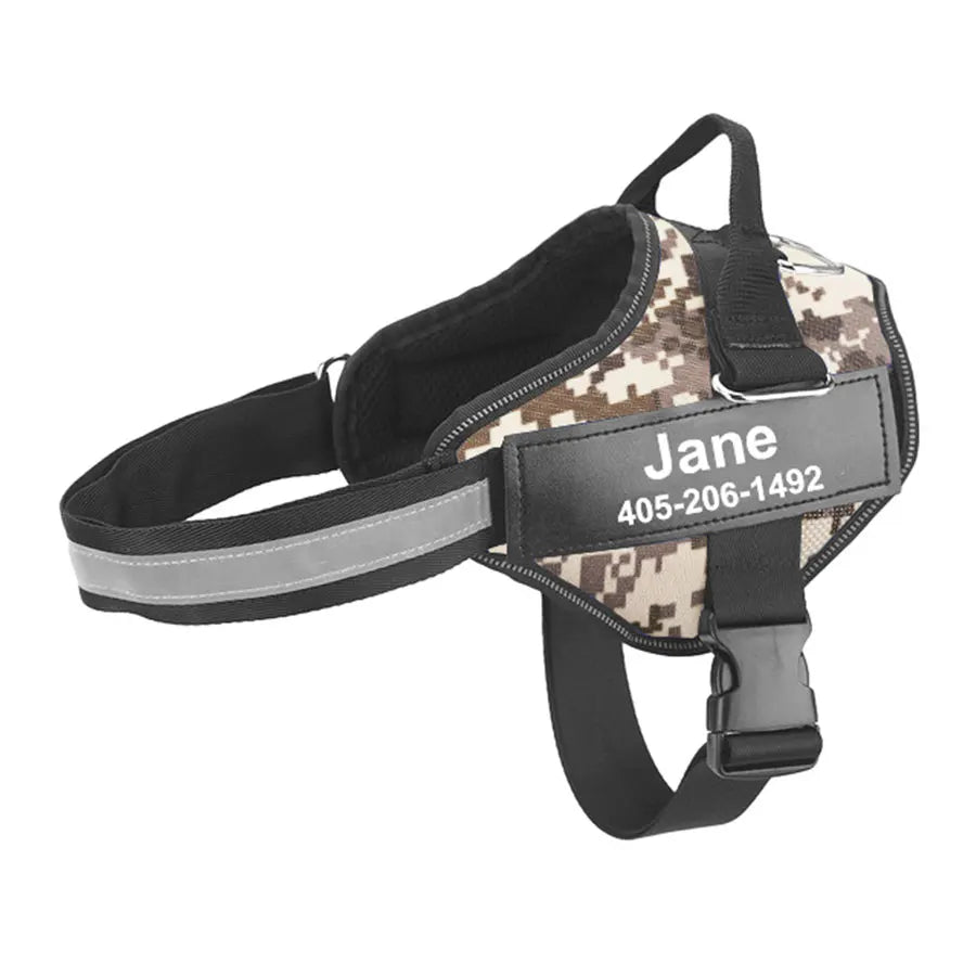 NO PULL Reflective Dog Harness