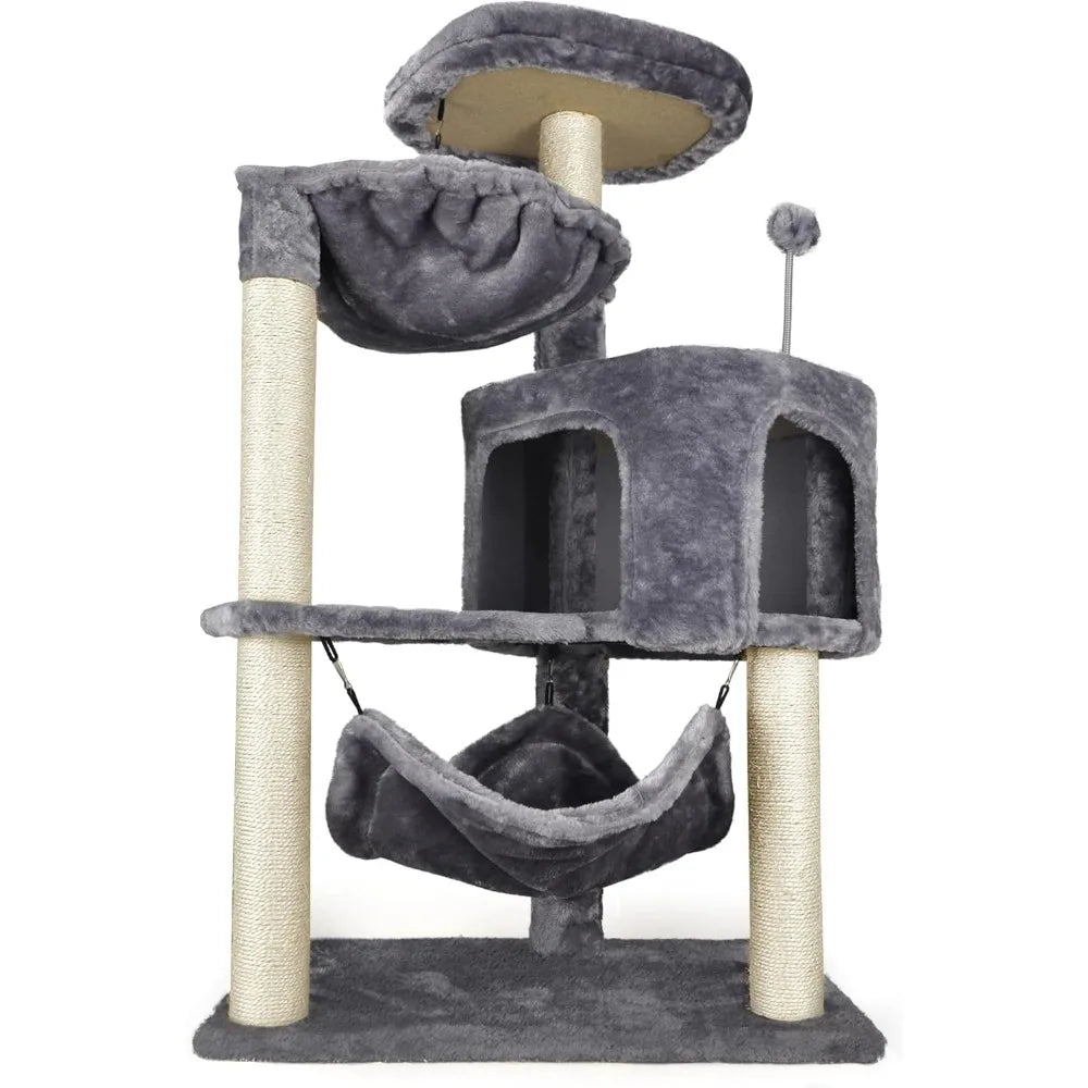 Cat Tree with Large Hammock& Apartment