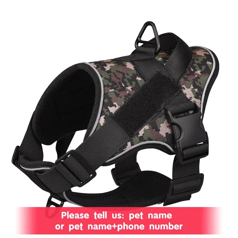 Personalized Tactical Dog Harness