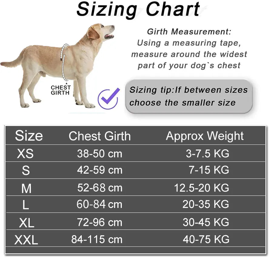 NO PULL Reflective Dog Harness