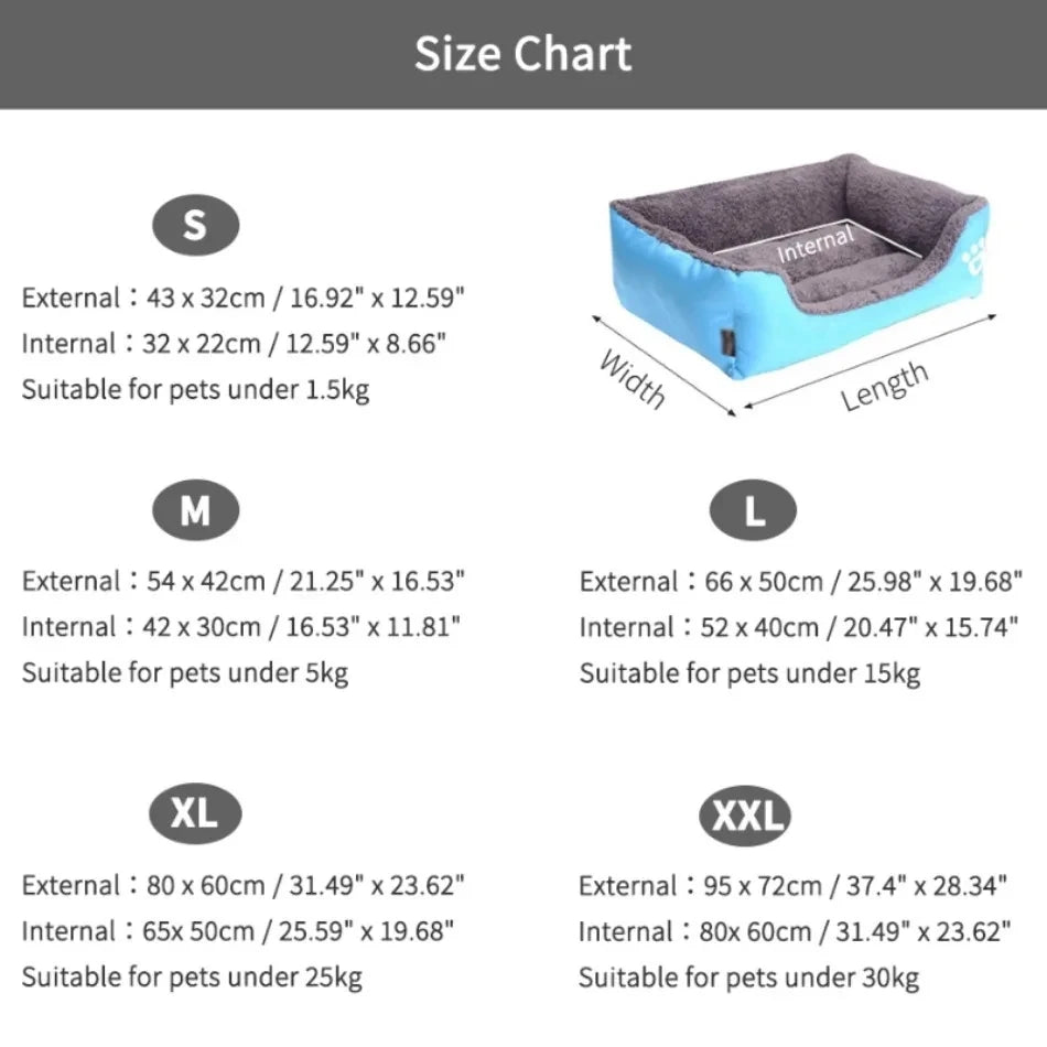 Medium Washable, All-season Pet Sofa Bed