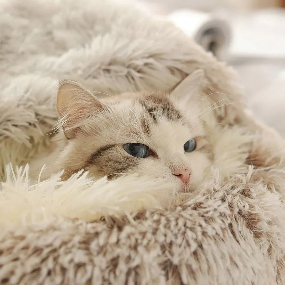 Soft Plush Pet Bed with Cover