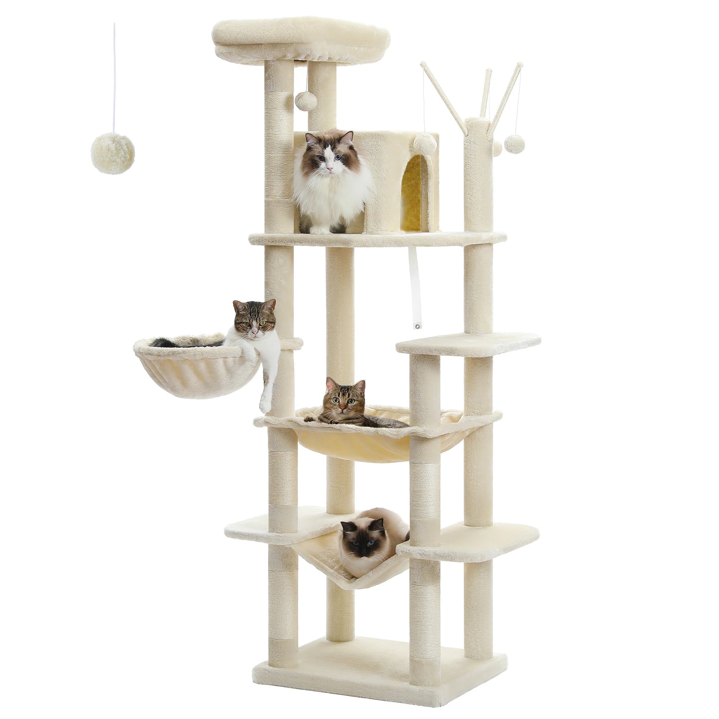 Cat Tree for Indoor Climbing with Scratching Post