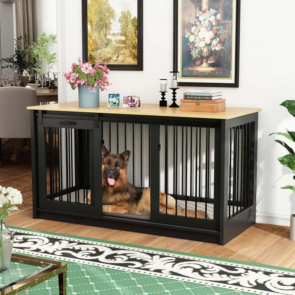 55" Dog Crate Furniture