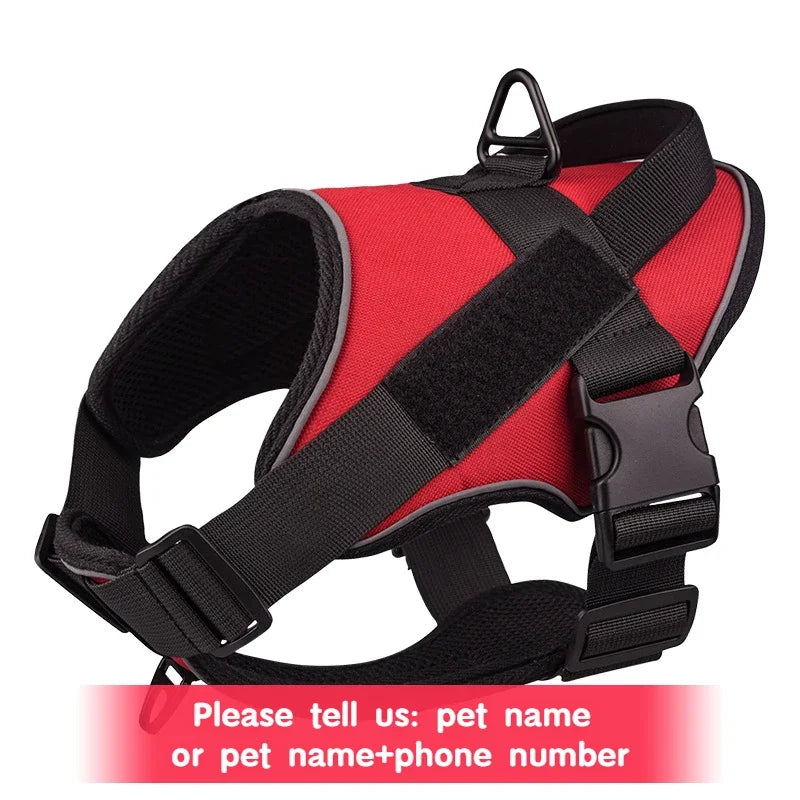 Personalized Tactical Dog Harness
