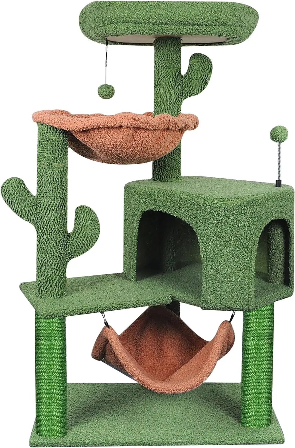 Cat Tree with Large Hammock& Apartment