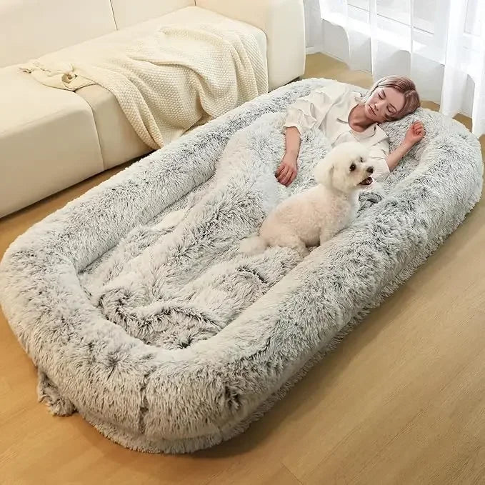 Human and Dog Bed