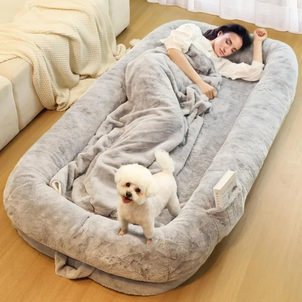 Human and Dog Bed