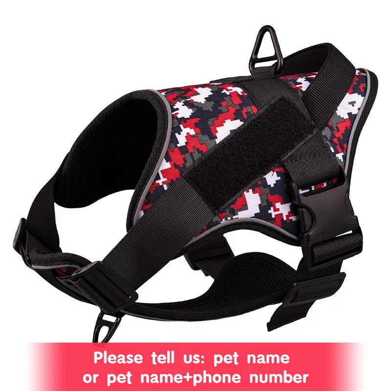 Personalized Tactical Dog Harness