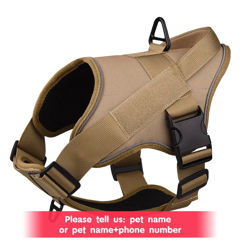 Personalized Tactical Dog Harness