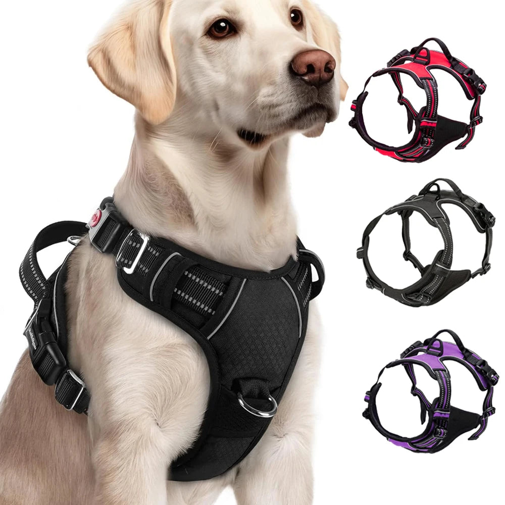 No Pull Reflective Dog Harness