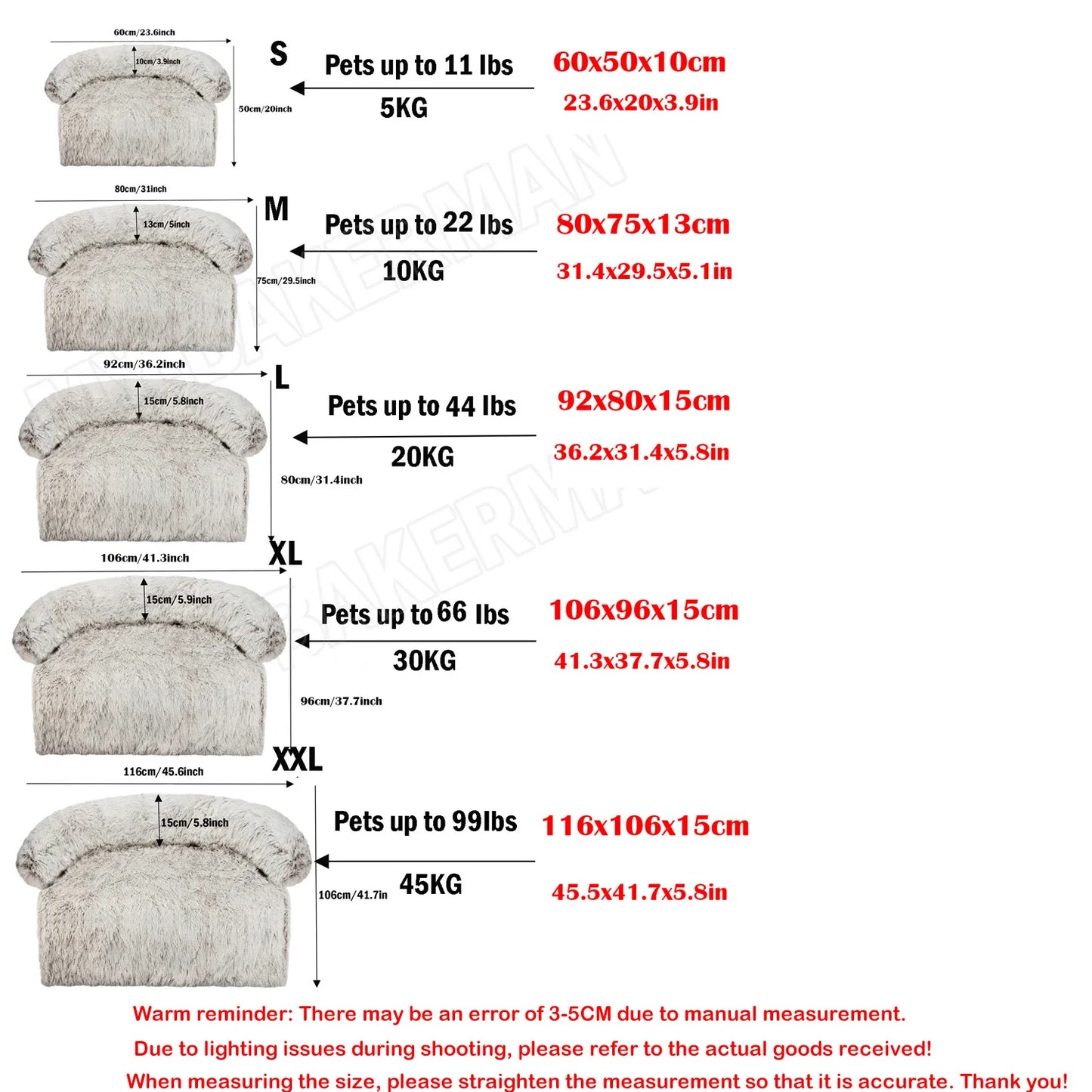 Dog/Cat Washable Mattress