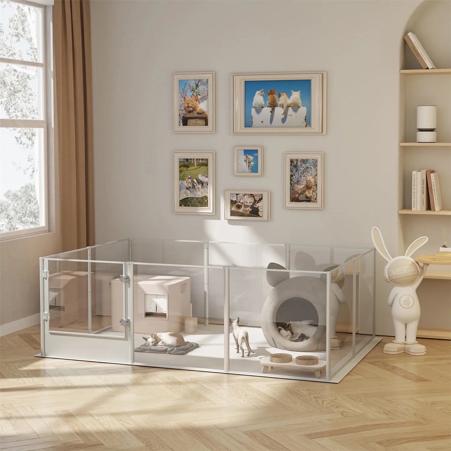 Acrylic Dog Playpen