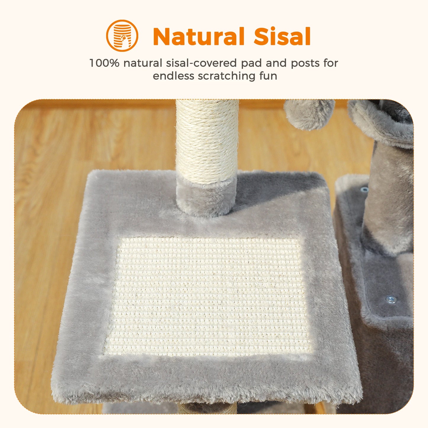 Cat Activity Tree with Cat Scratching Posts