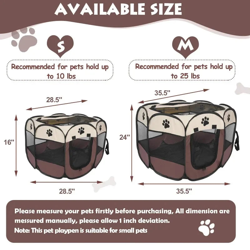 Portable Foldable Pet Tent