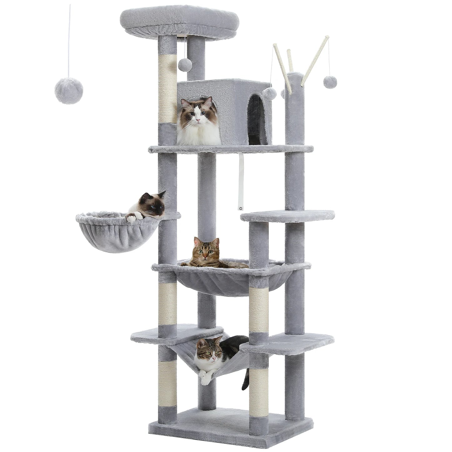 Cat Tree for Indoor Climbing with Scratching Post