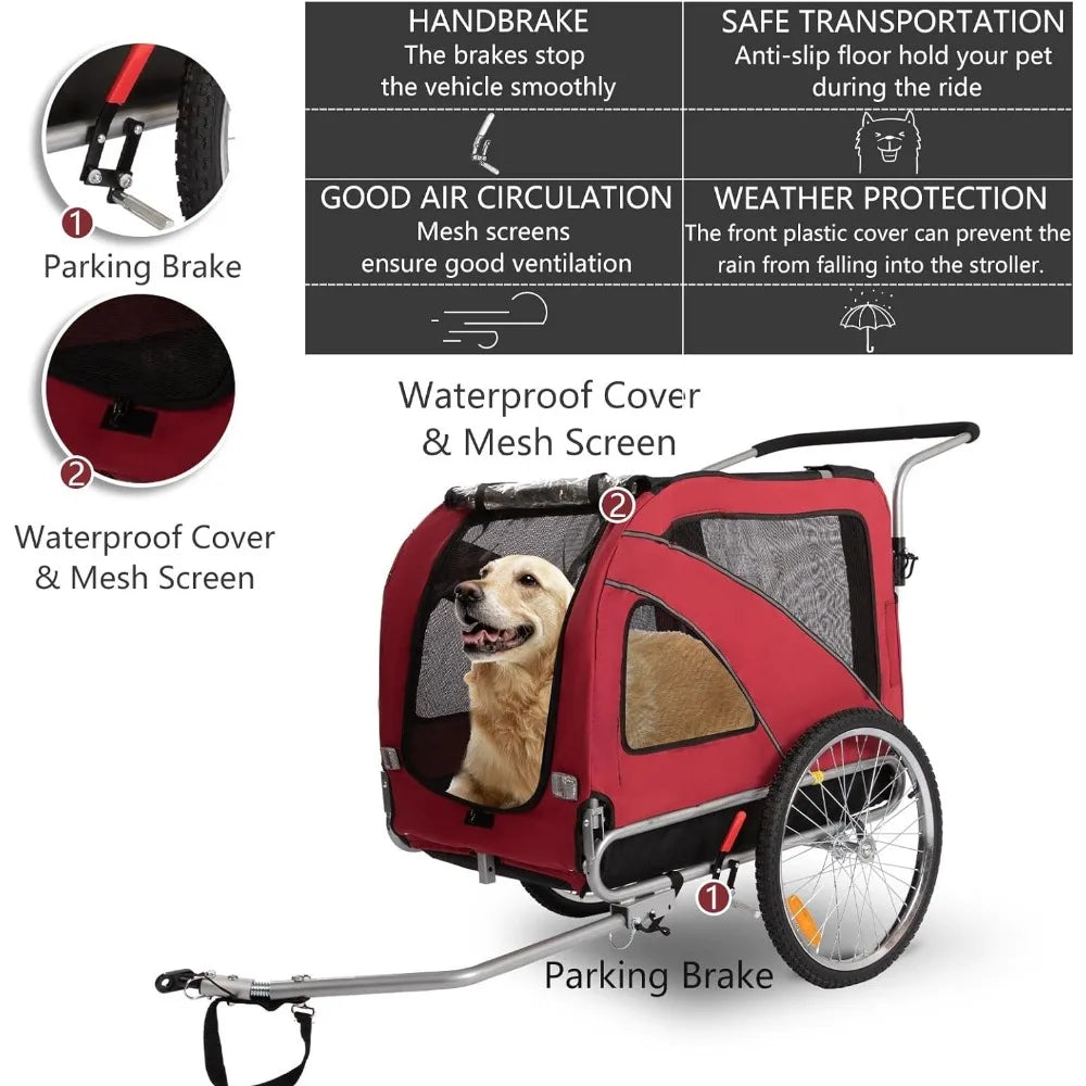 Large Quick Set-up Pet Stroller