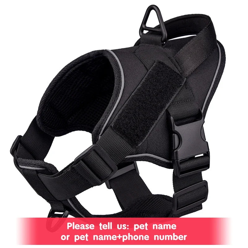 Personalized Tactical Dog Harness