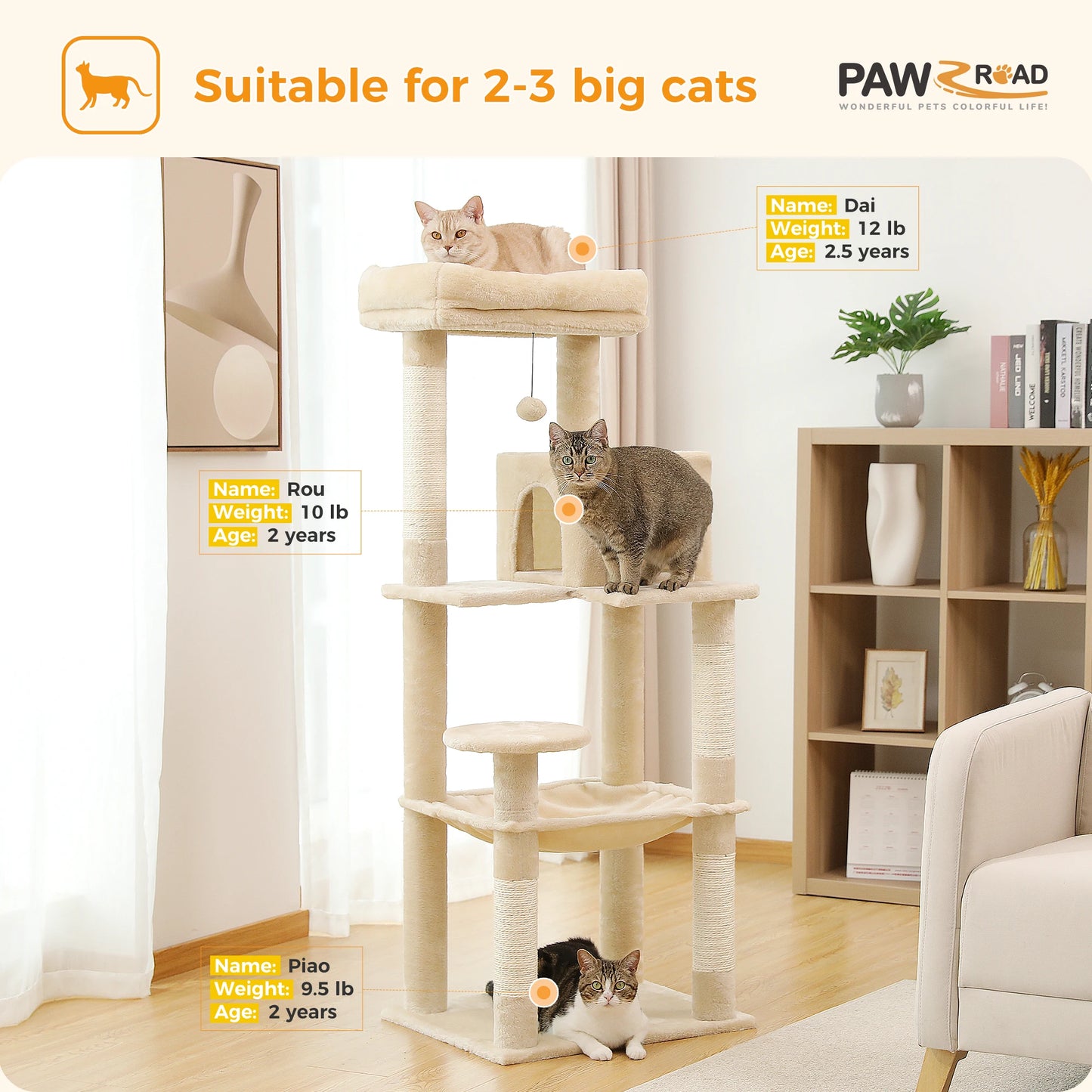 5-Level Cat Tower
