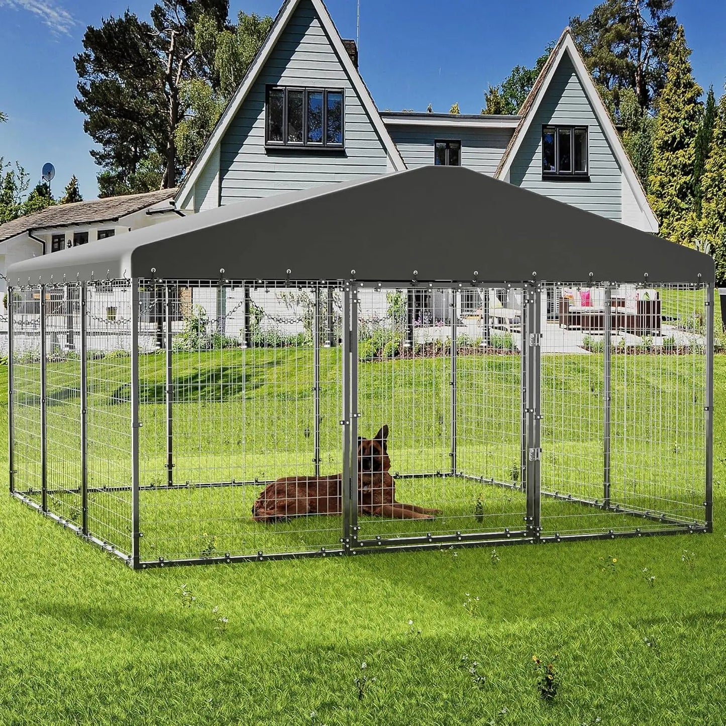 Galvanized Steel Dog Playpen