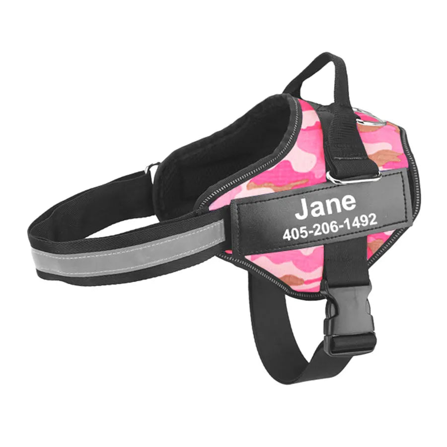 NO PULL Reflective Dog Harness