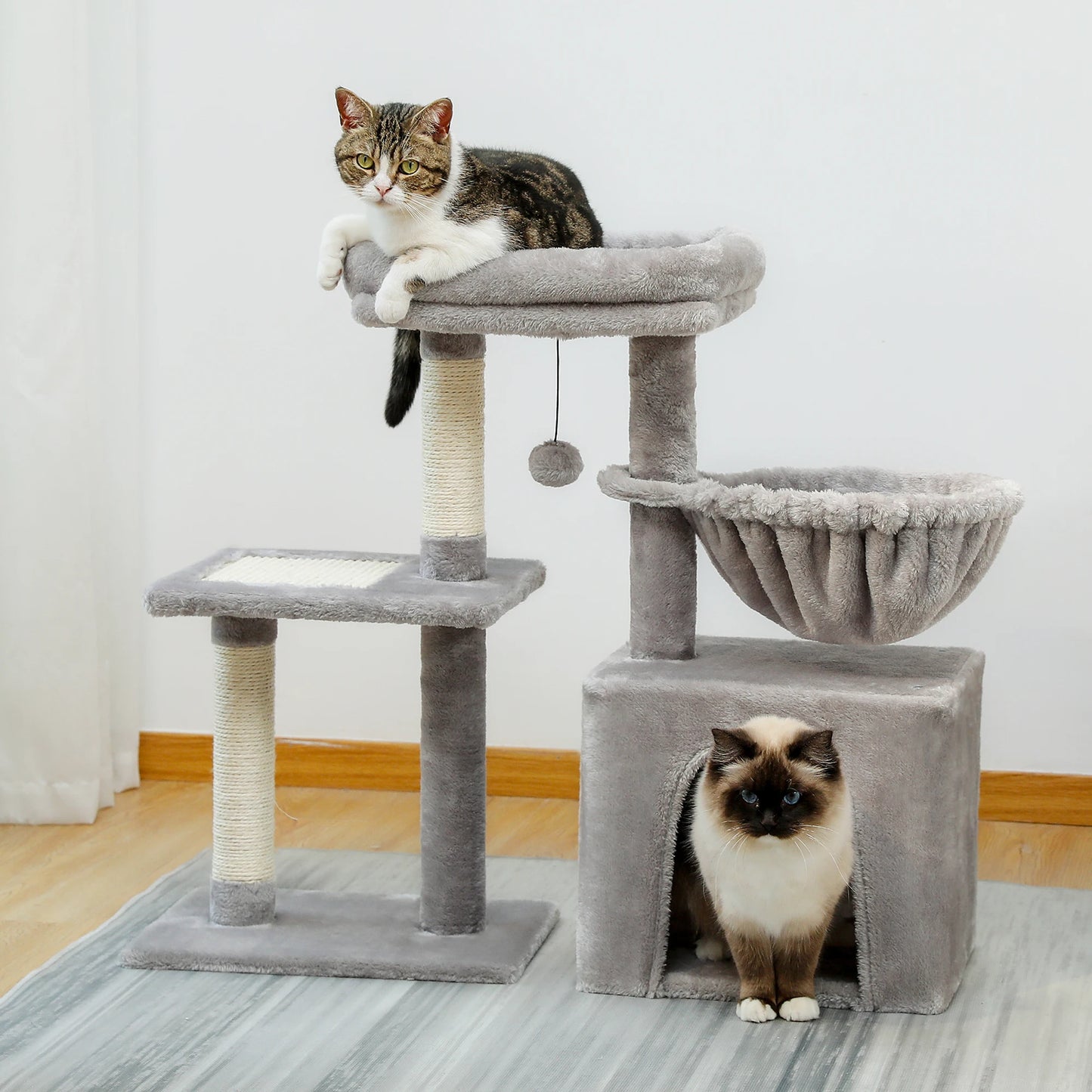 Cat Activity Tree with Cat Scratching Posts