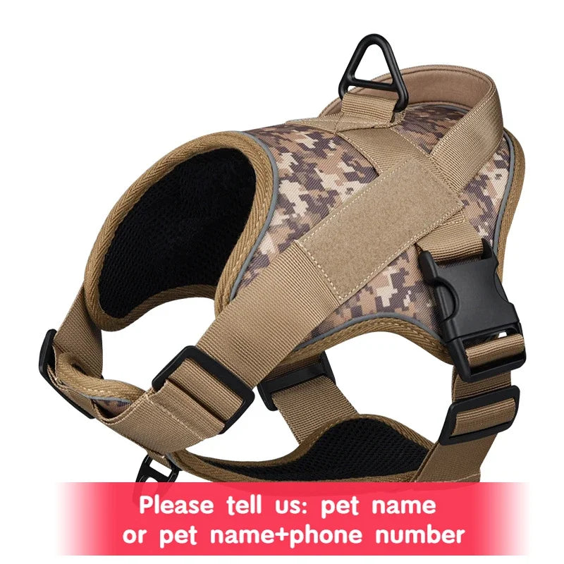 Personalized Tactical Dog Harness