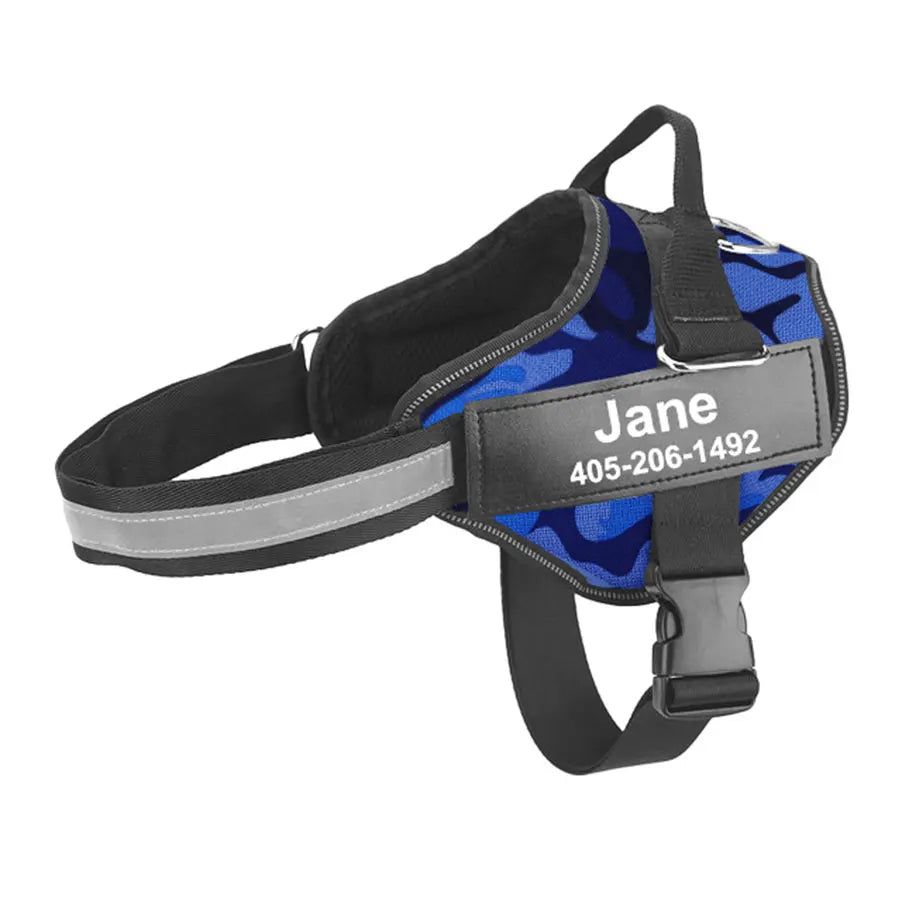 NO PULL Reflective Dog Harness