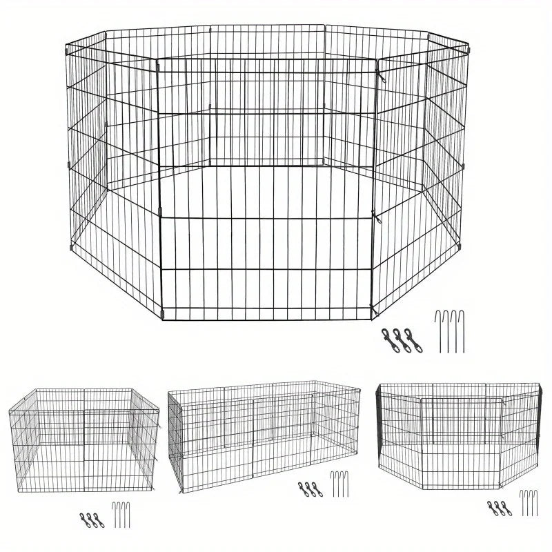 8 Panels 30 Inch Tall Dog Playpen