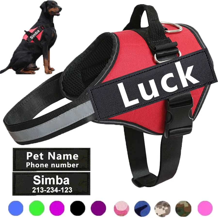 NO PULL Reflective Dog Harness