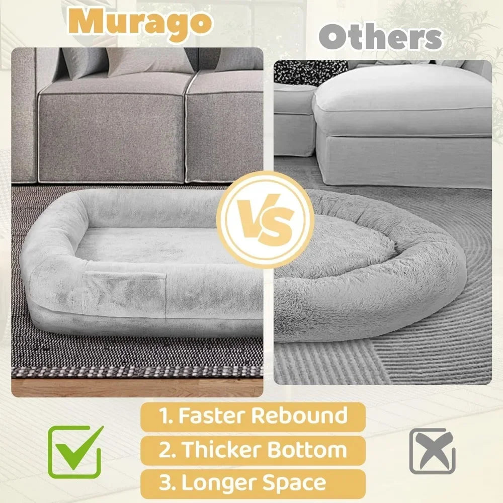 Human and Dog Bed