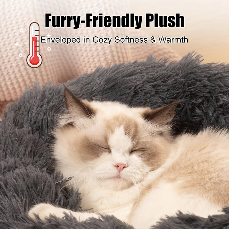Fluffy Round Pets Beds