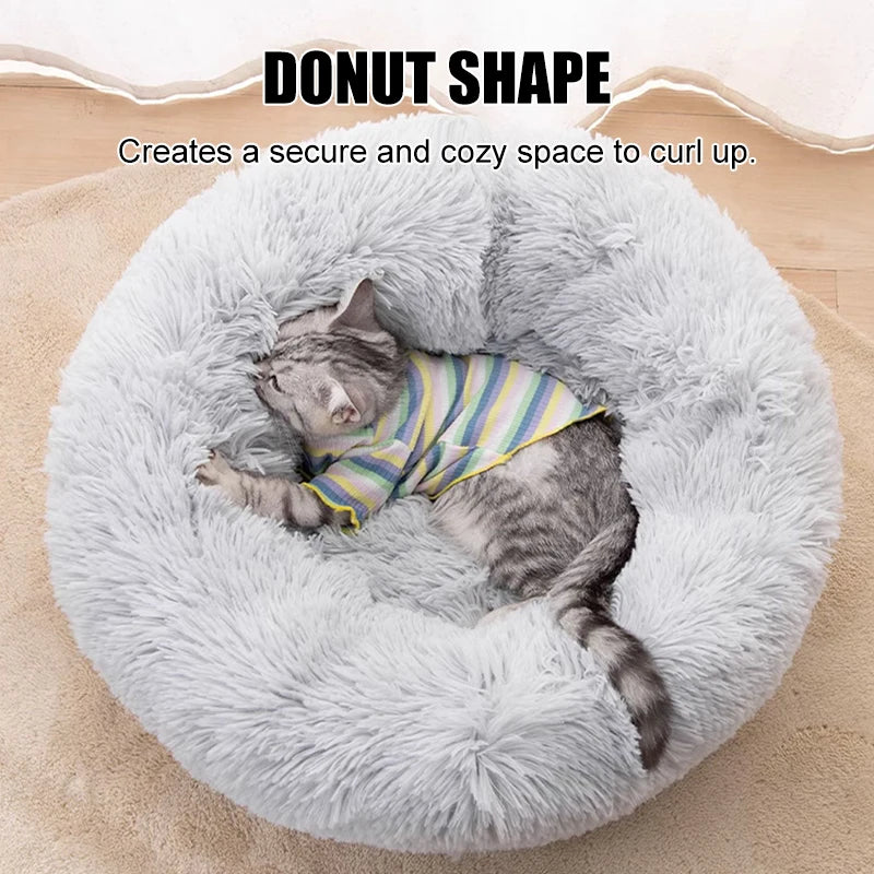 Fluffy Round Pets Beds