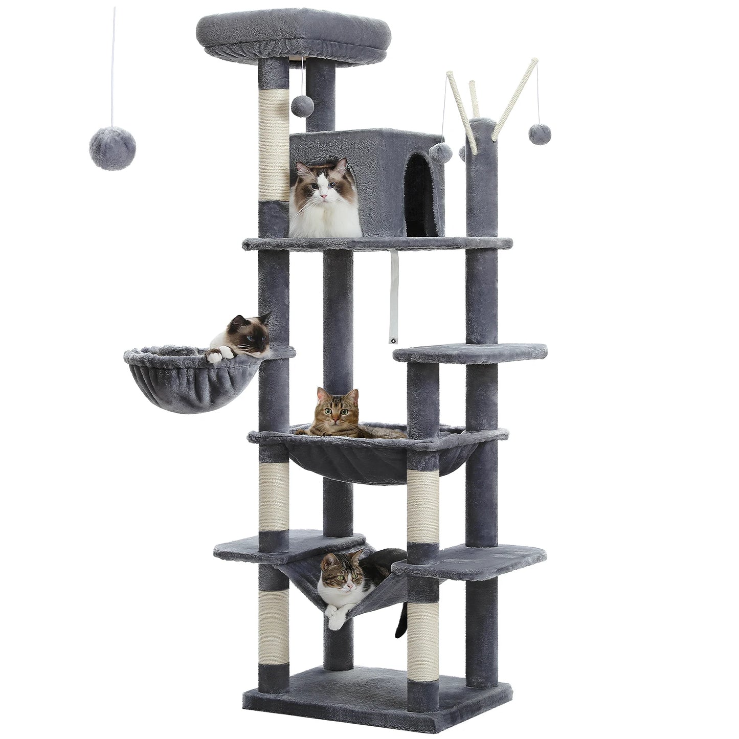 Cat Tree for Indoor Climbing with Scratching Post