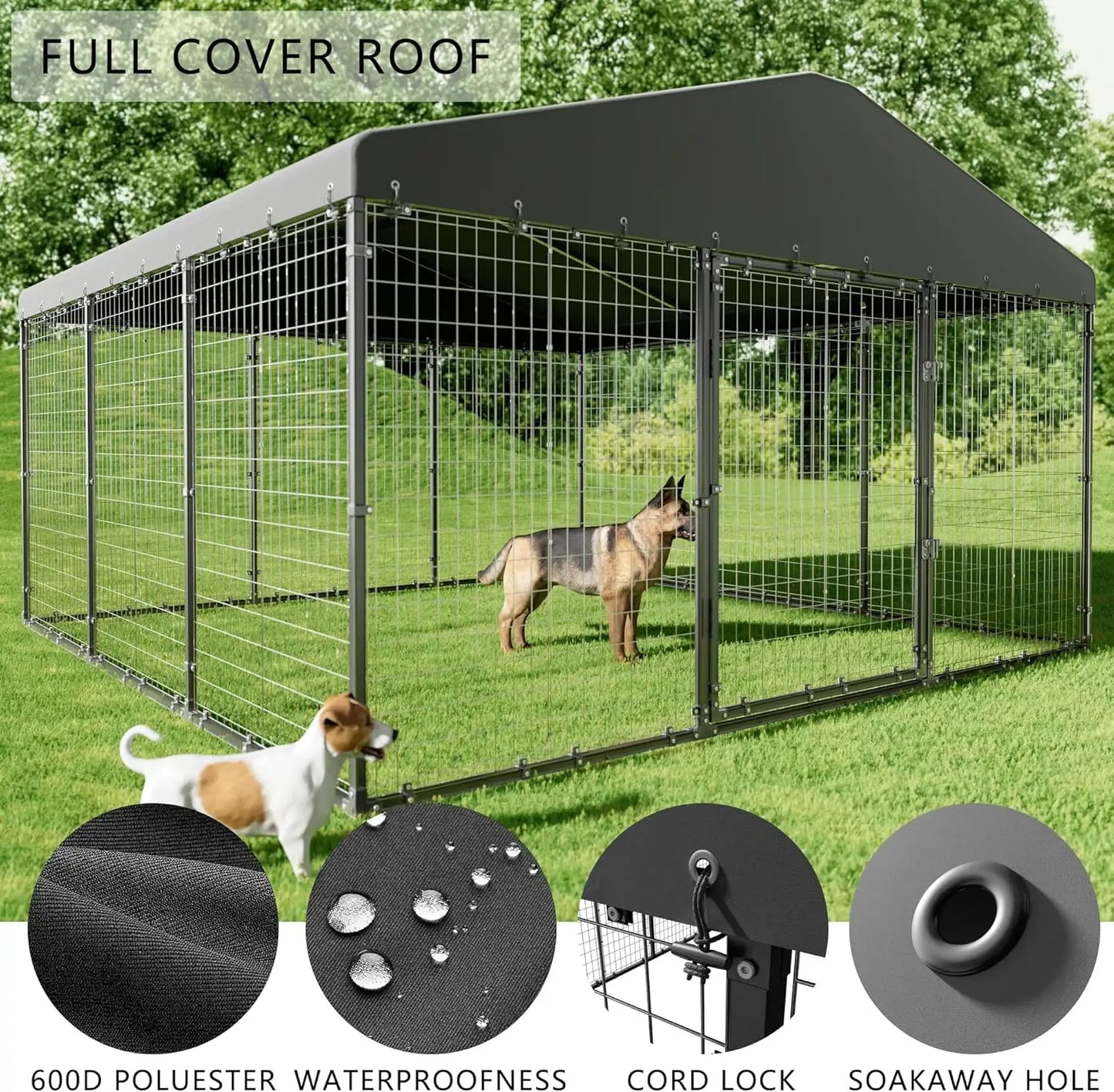 Galvanized Steel Dog Playpen