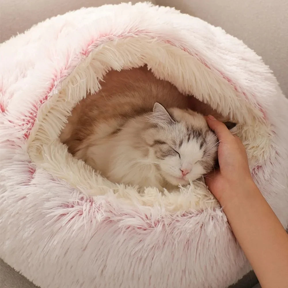 Soft Plush Pet Bed with Cover