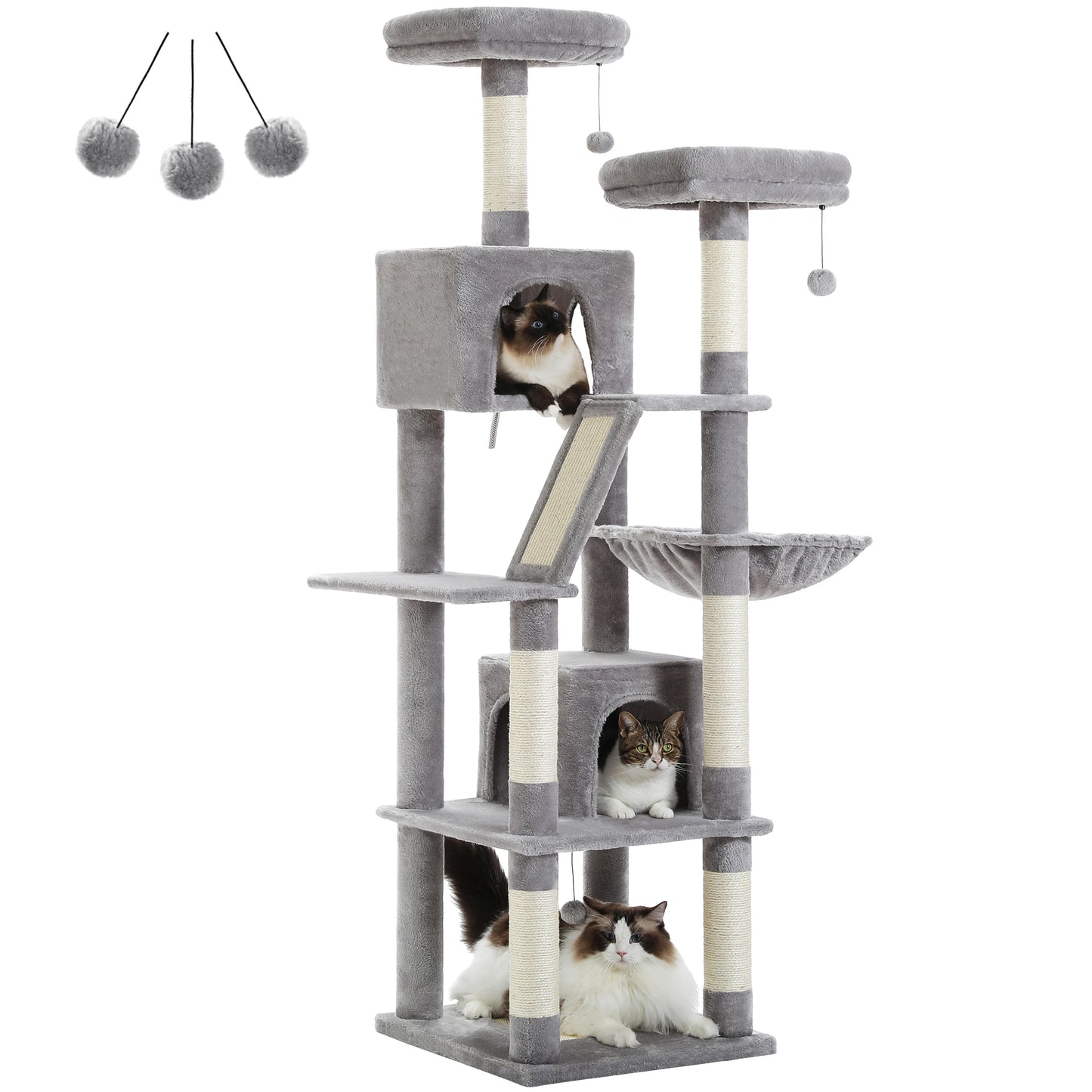 Tall, Multi-Level Cat Tree