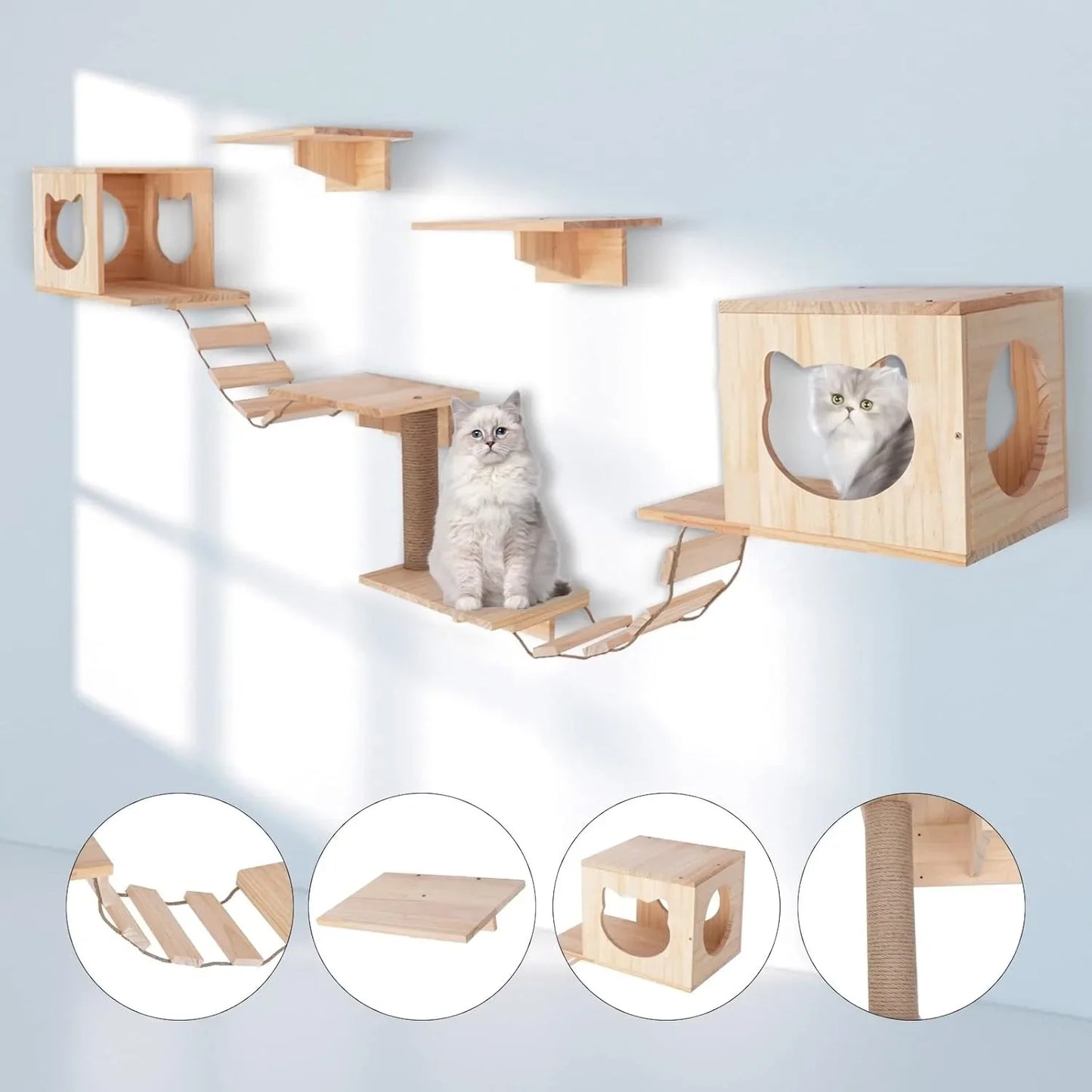 Wall-Mounted Cat Tree