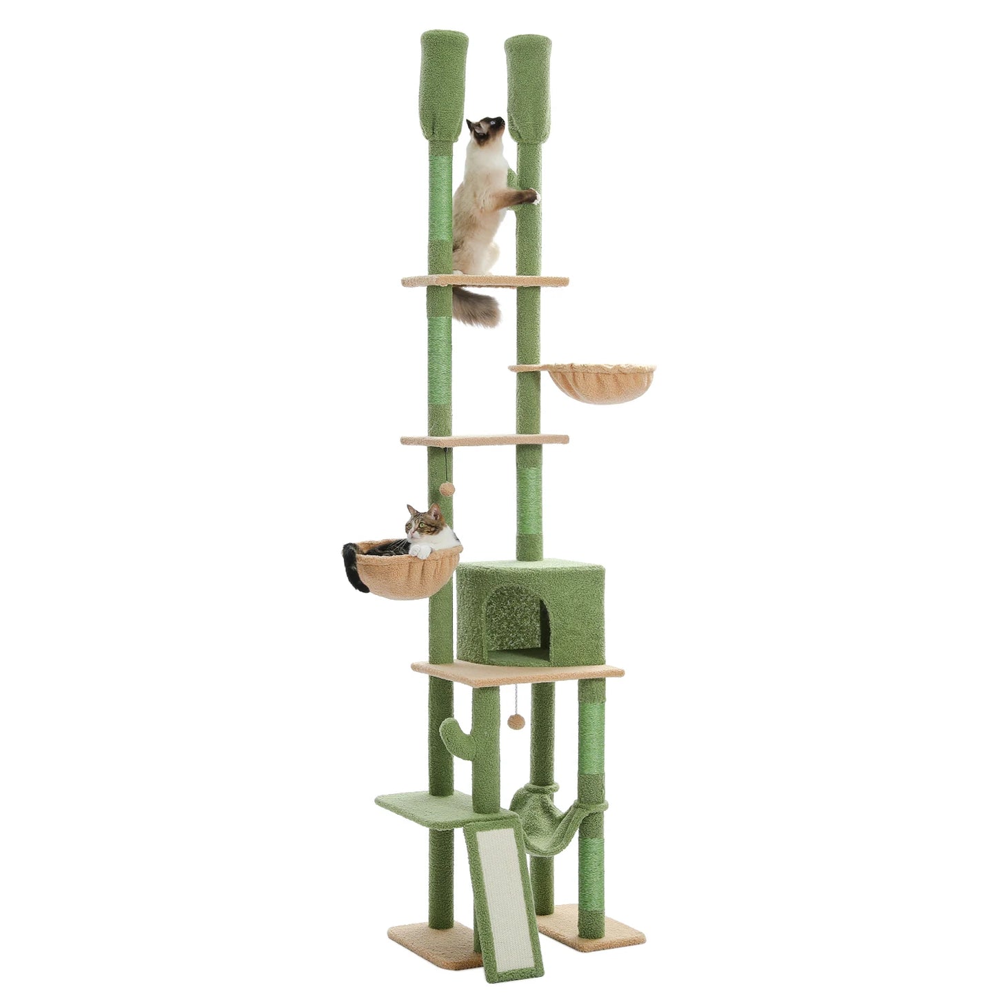 Cactus Cat Tree Floor to Ceiling Cat Tower