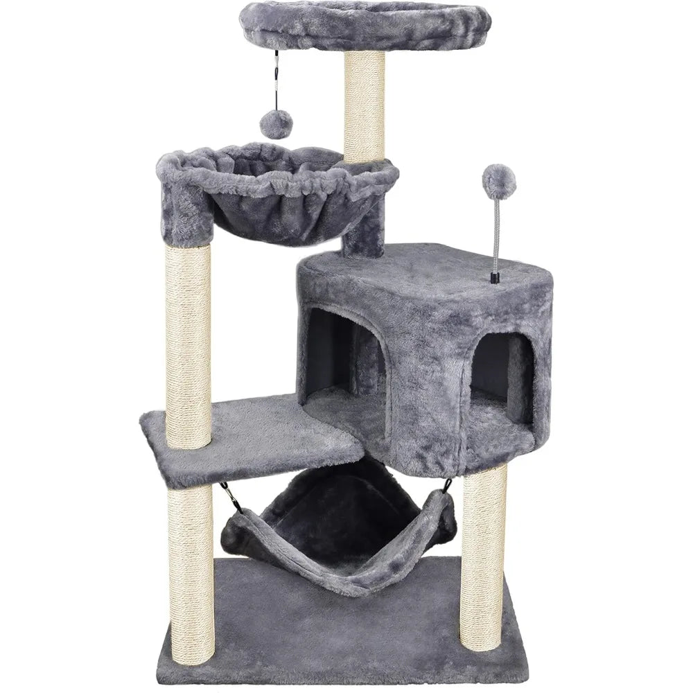 Cat Tree with Large Hammock& Apartment