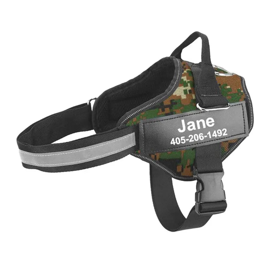 NO PULL Reflective Dog Harness