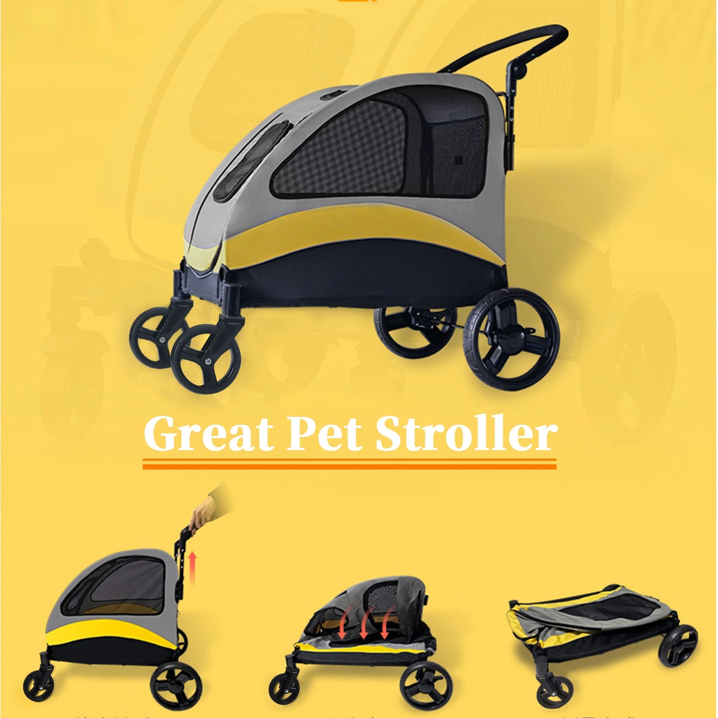 Portable,Foldable  Dog Stroller