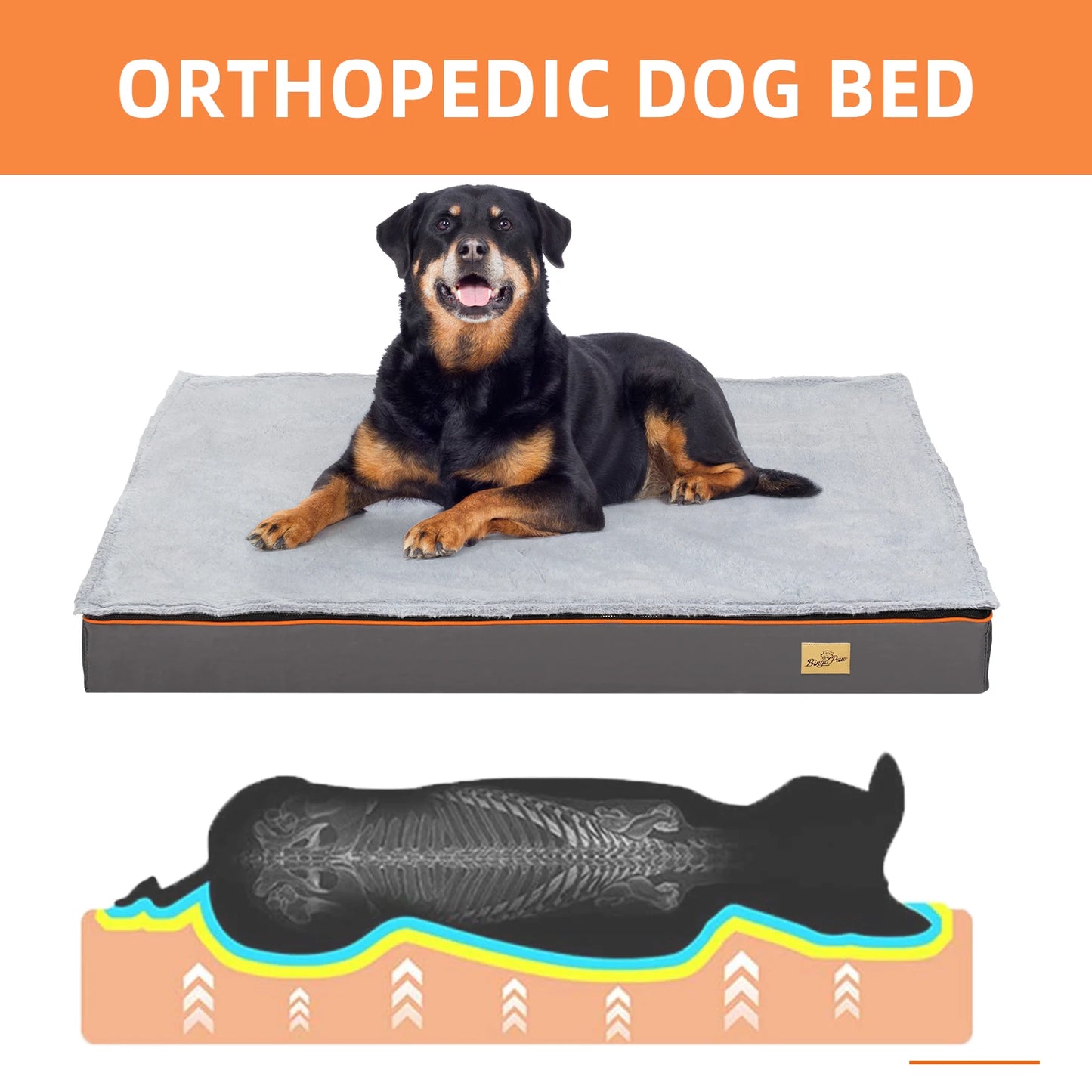 XL  Waterproof Orthopedic Pet Bed