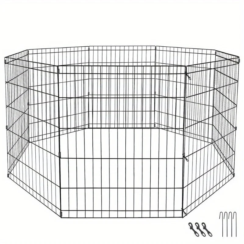 8 Panels 30 Inch Tall Dog Playpen