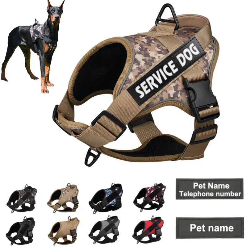 Personalized Tactical Dog Harness